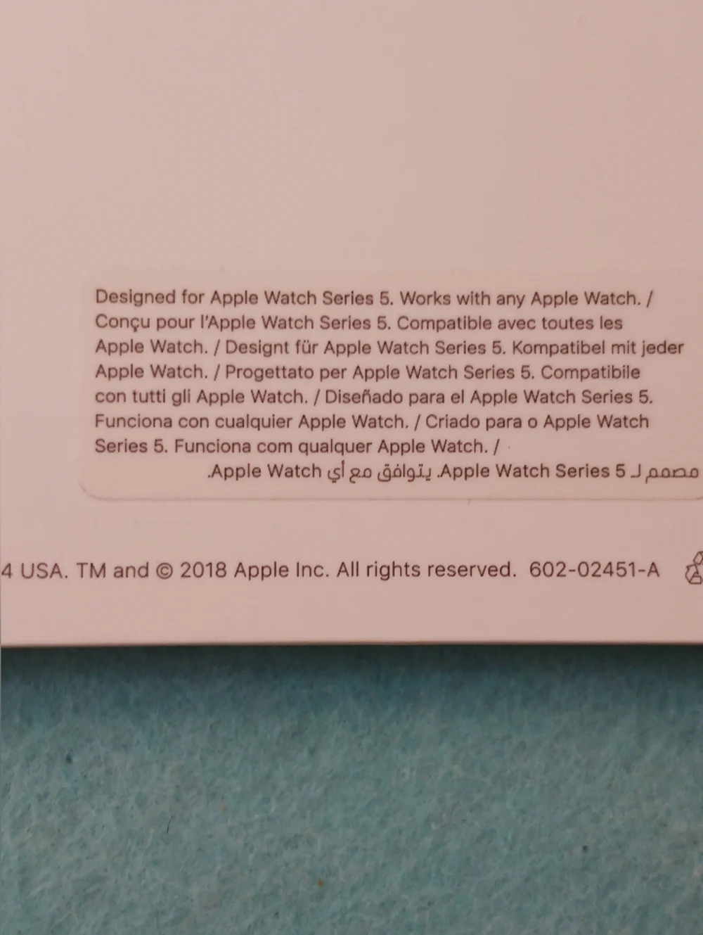 Authentic Apple Series 5 Sport Watch Band , Pink Sand New 2019 Deadstock Open